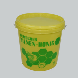 Honig-Eimer 12,5 kg Plastik gelb, grün bedruckt